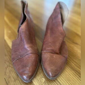 Free People Leather Slides